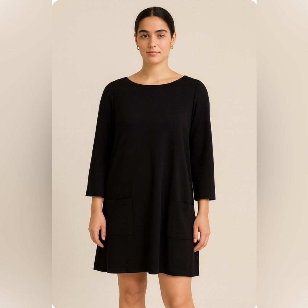 NWOT COS Women’s Sweater Dress Size M Black Old money Preppy Whimsigoth